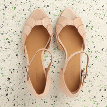 Load image into Gallery viewer, Phoebe Suede Suede Glitter Pale