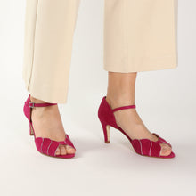 Load image into Gallery viewer, Phoebe Suede Cherry