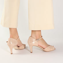Load image into Gallery viewer, Phoebe Suede Suede Glitter Pale