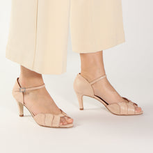 Load image into Gallery viewer, Phoebe Suede Suede Glitter Pale