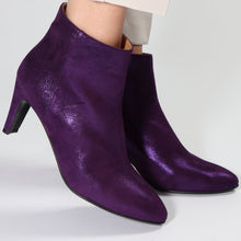 Load image into Gallery viewer, Sara Suede Glitter Purple