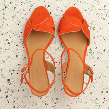 Load image into Gallery viewer, Selena Suede Orange - Last pairs 39, 40, 41 - Emma Go Shoes
