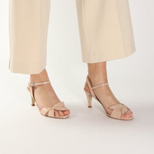 Load image into Gallery viewer, Selena Suede Glitter Pale - last pair 39