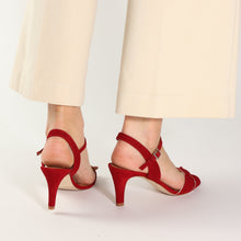 Load image into Gallery viewer, Selena Suede Red - last pair 38 - Emma Go Shoes
