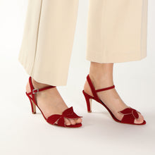 Load image into Gallery viewer, Selena Suede Red - last pair 38 - Emma Go Shoes