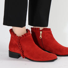 Load image into Gallery viewer, Gloria Suede Red - Emma Go Shoes
