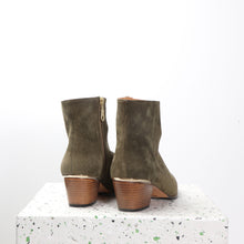 Load image into Gallery viewer, Carter Suede Olive - last pairs 36, 38 - Emma Go Shoes
