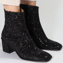 Load image into Gallery viewer, Frederikke Glitter Black - last pairs 37, 38
