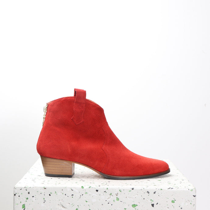 Harper Suede Red - Emma Go Shoes