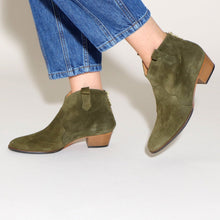 Load image into Gallery viewer, Harper Suede Olive - Emma Go Shoes
