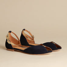 Load image into Gallery viewer, JULIETTE Suede Navy - Last pair 40 - Emma Go Shoes
