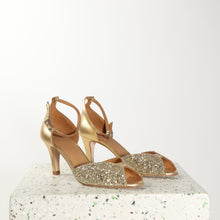Load image into Gallery viewer, JOLENE Glitter Champagne &amp; Gold - Emma Go Shoes
