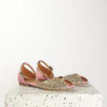 Load image into Gallery viewer, JULIETTE Glitter Champagne &amp; Rose - Emma Go Shoes
