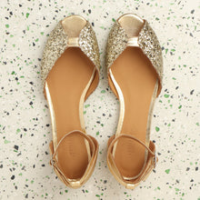 Load image into Gallery viewer, JULIETTE Glitter Champagne &amp; Gold - Emma Go Shoes
