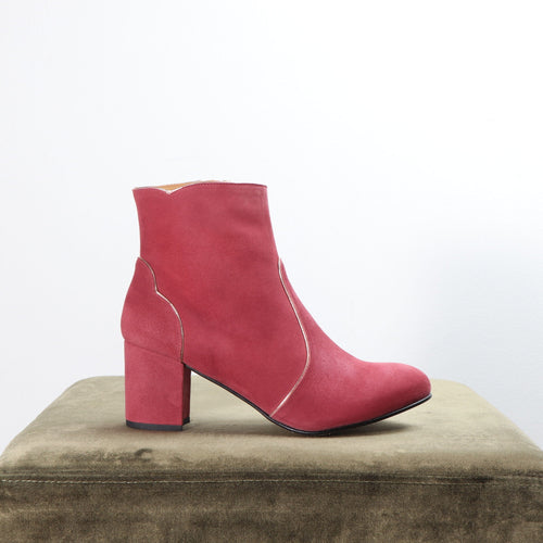 Maja Suede Old Rose and Rosegold - Emma Go Shoes